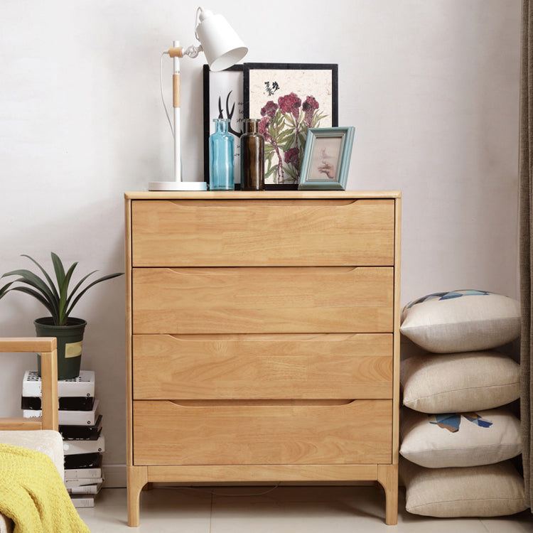 Solid Wood Storage Chest Dresser Modern Storage Chest with Drawers for Bedroom