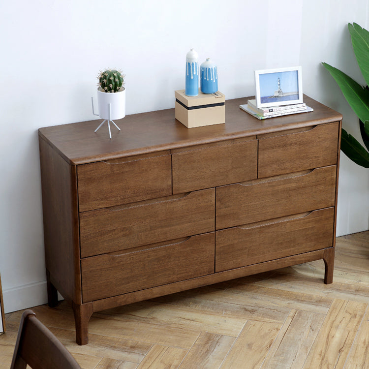 Solid Wood Storage Chest Dresser Modern Storage Chest with Drawers for Bedroom