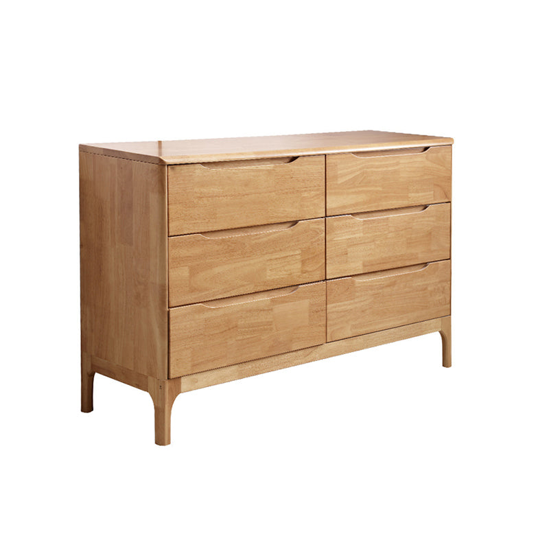 Solid Wood Storage Chest Dresser Modern Storage Chest with Drawers for Bedroom