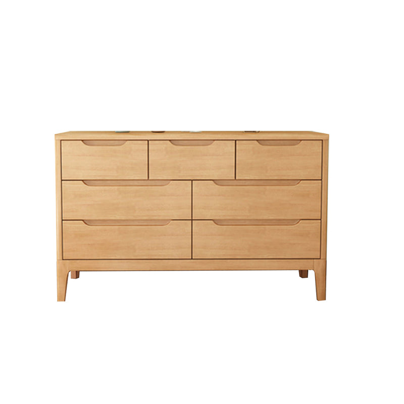 Solid Wood Storage Chest Dresser Modern Storage Chest with Drawers for Bedroom