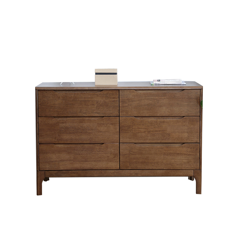 Solid Wood Storage Chest Dresser Modern Storage Chest with Drawers for Bedroom