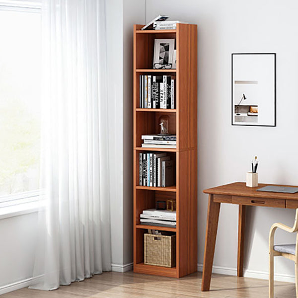 Modern Style Standard Bookcase Engineered Wood Closed Back Bookshelf