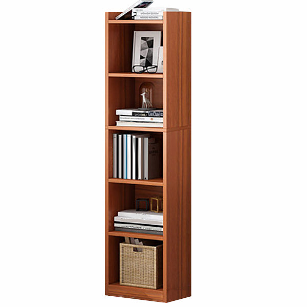 Modern Style Standard Bookcase Engineered Wood Closed Back Bookshelf