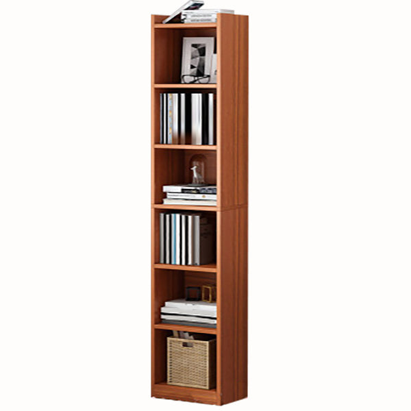 Modern Style Standard Bookcase Engineered Wood Closed Back Bookshelf