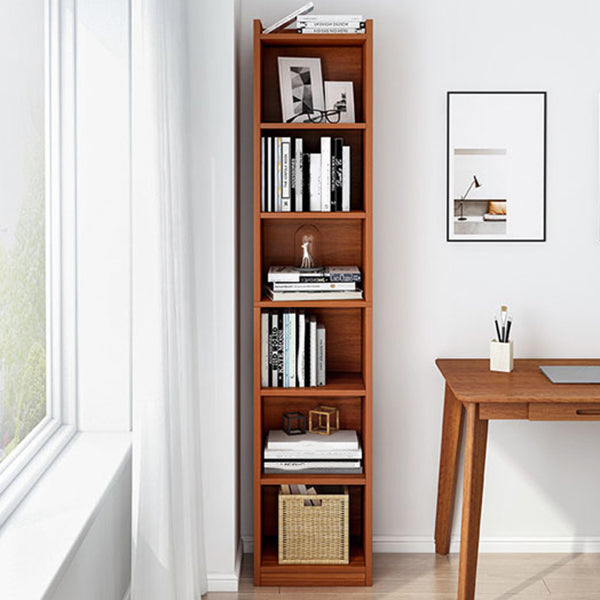 Modern Style Standard Bookcase Engineered Wood Closed Back Bookshelf