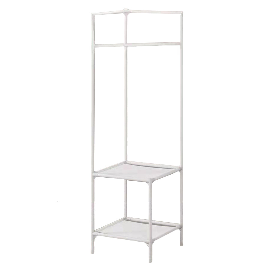 Metal Coat Hanger Shelves and Hanging Rail Industrial Hall Stand