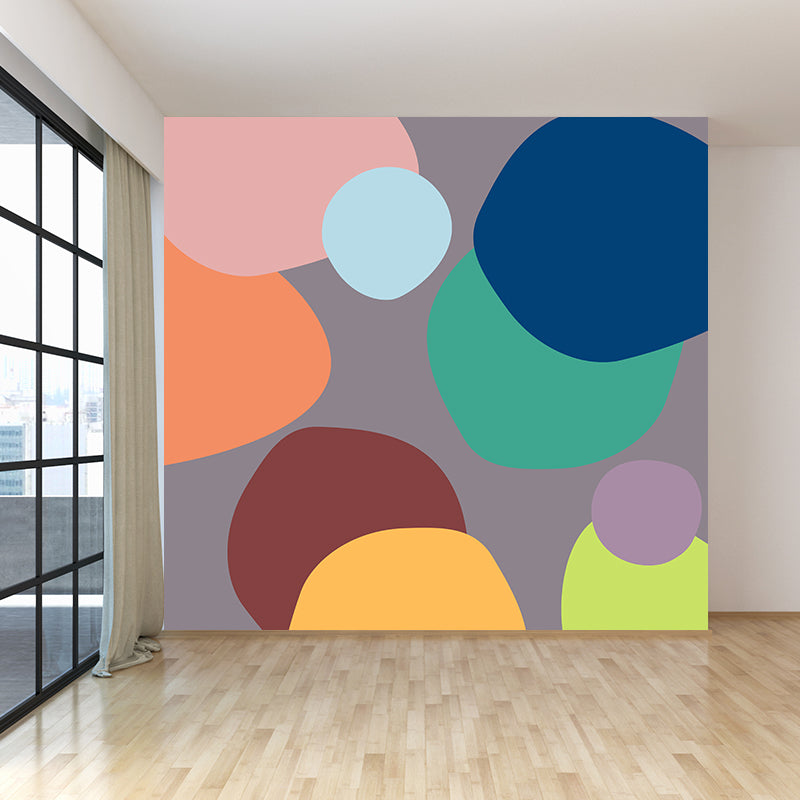 Illustration Stain Resistant Mural Wallpaper Abstract Geometry Living Room Wall Mural