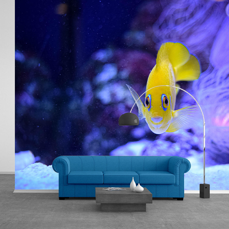 Photography Wall Mural Fish Patterned Sitting Room Wall Mural