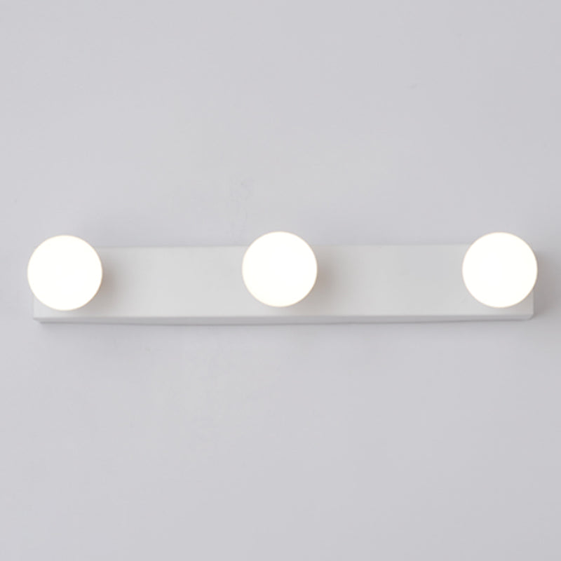 Modern Bath Vanity Lighting Metal White/Black Light for Bathroom