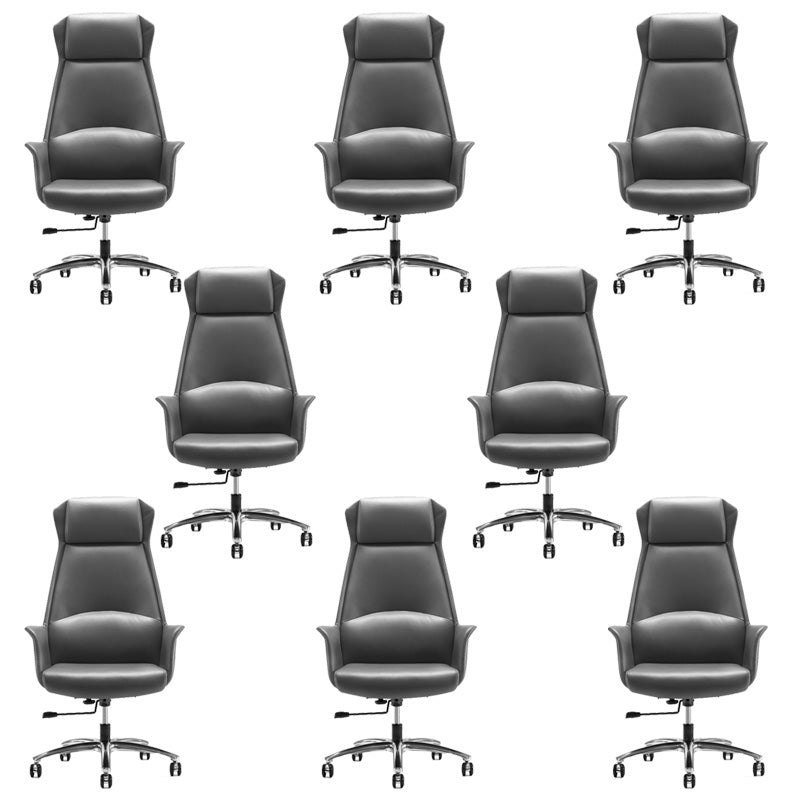 High Back Leather Management Office Chair Executive Swivel Office Chair