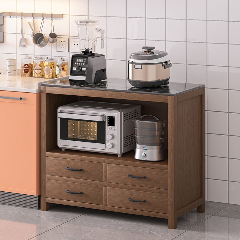 Modern Dining Room Style Sideboard Buffet with Wooden Drawers and Storage