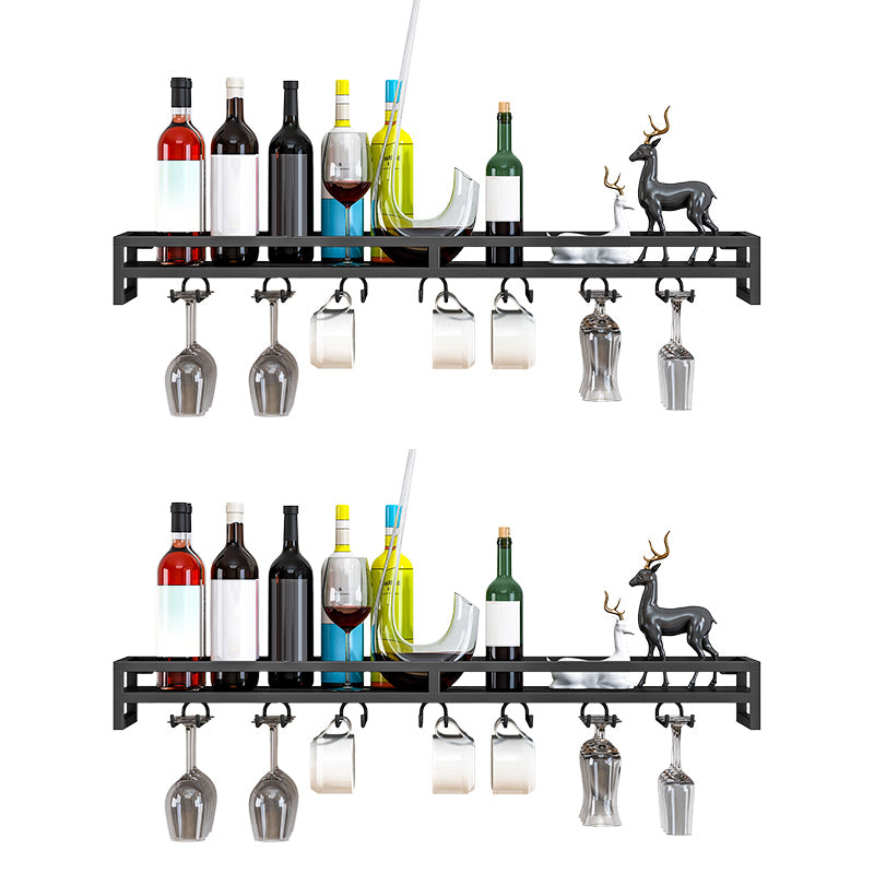 Modern Metal Wall Mounted Wine Holds up to 36 Bottles Wine Racks