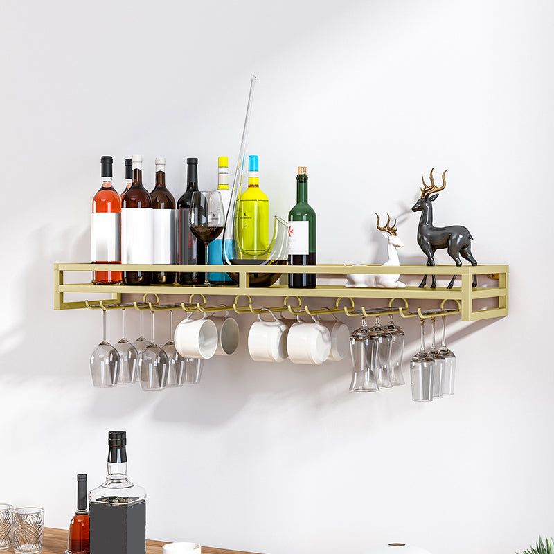 Modern Metal Wall Mounted Wine Holds up to 36 Bottles Wine Racks