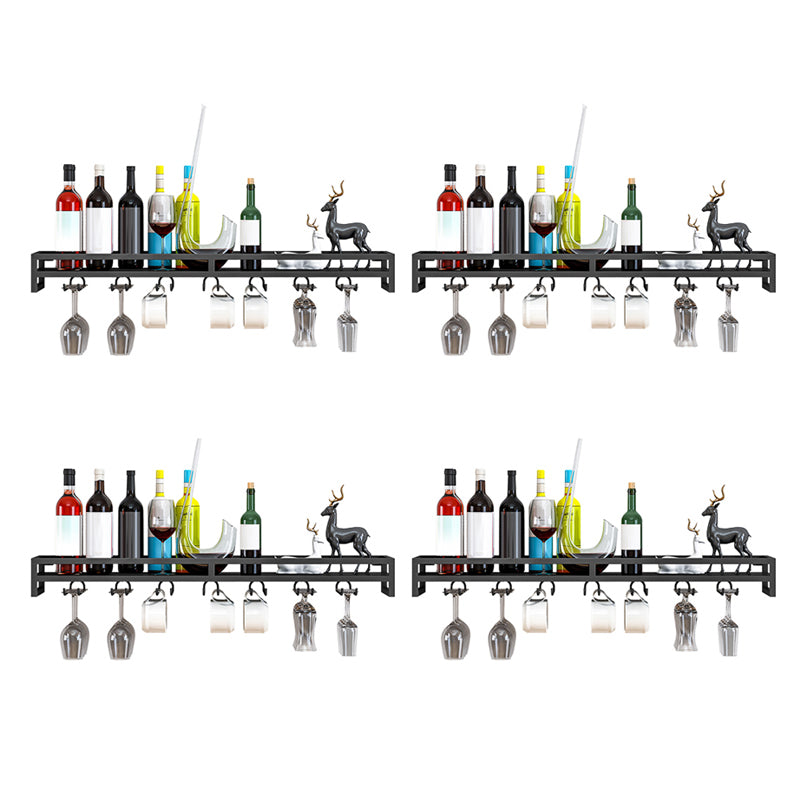 Modern Metal Wall Mounted Wine Holds up to 36 Bottles Wine Racks