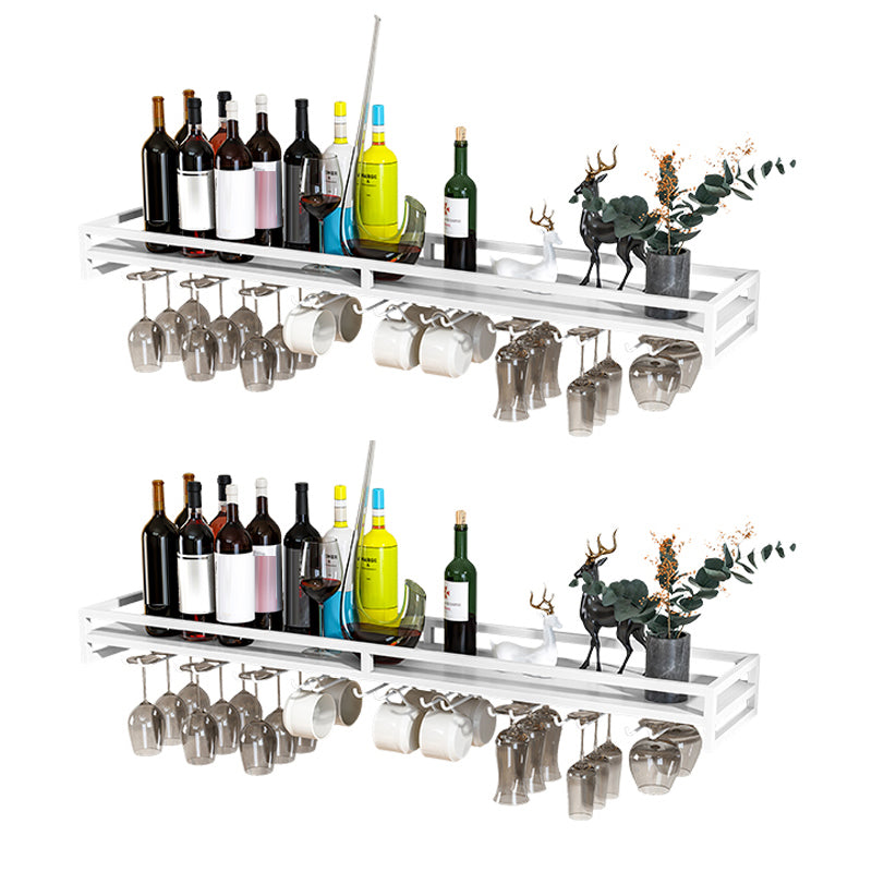 Modern Metal Wall Mounted Wine Holds up to 36 Bottles Wine Racks