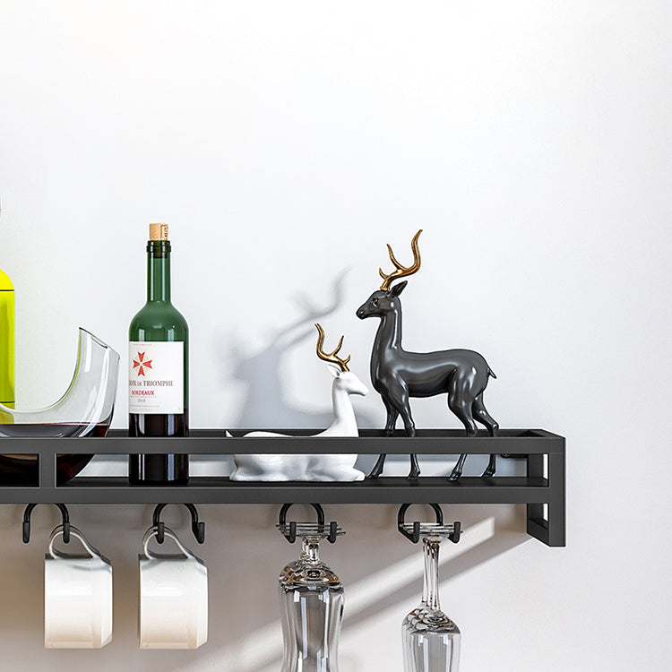 Modern Metal Wall Mounted Wine Holds up to 36 Bottles Wine Racks