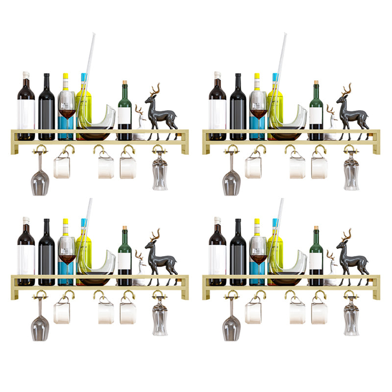 Modern Metal Wall Mounted Wine Holds up to 36 Bottles Wine Racks