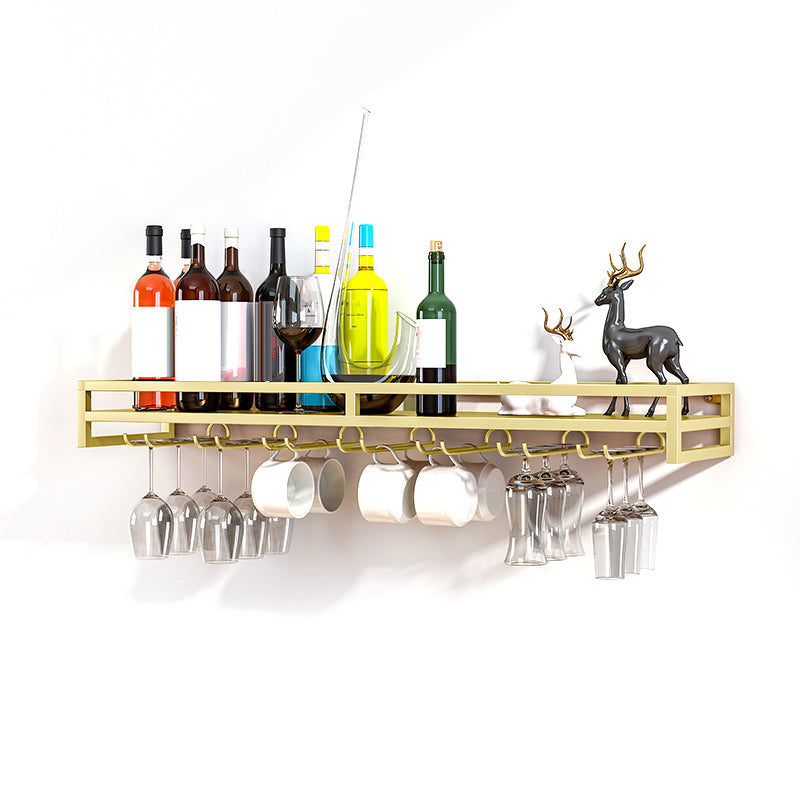 Modern Metal Wall Mounted Wine Holds up to 36 Bottles Wine Racks