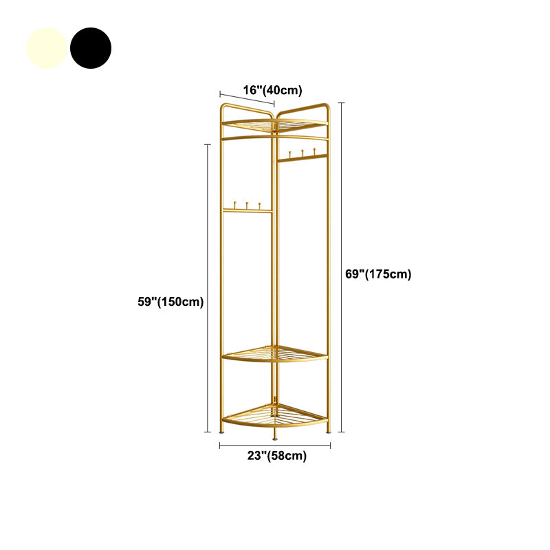 Modern Coat Hanger Metal Hanger with Hook Partition Coat Hanger