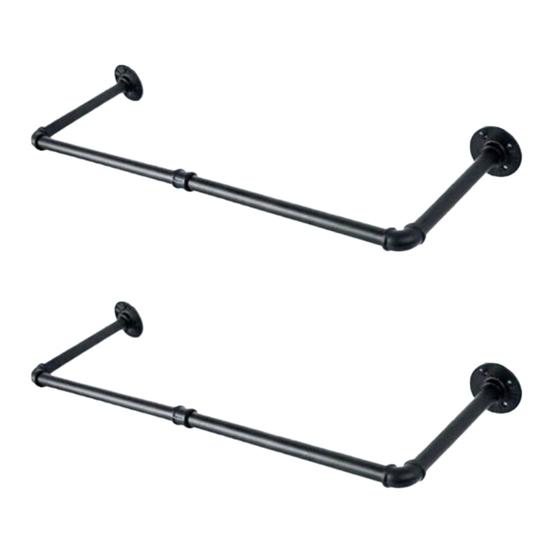 Industrial Style Coat Hanger Metal Water Pipe Wall Mounted Coat Rack