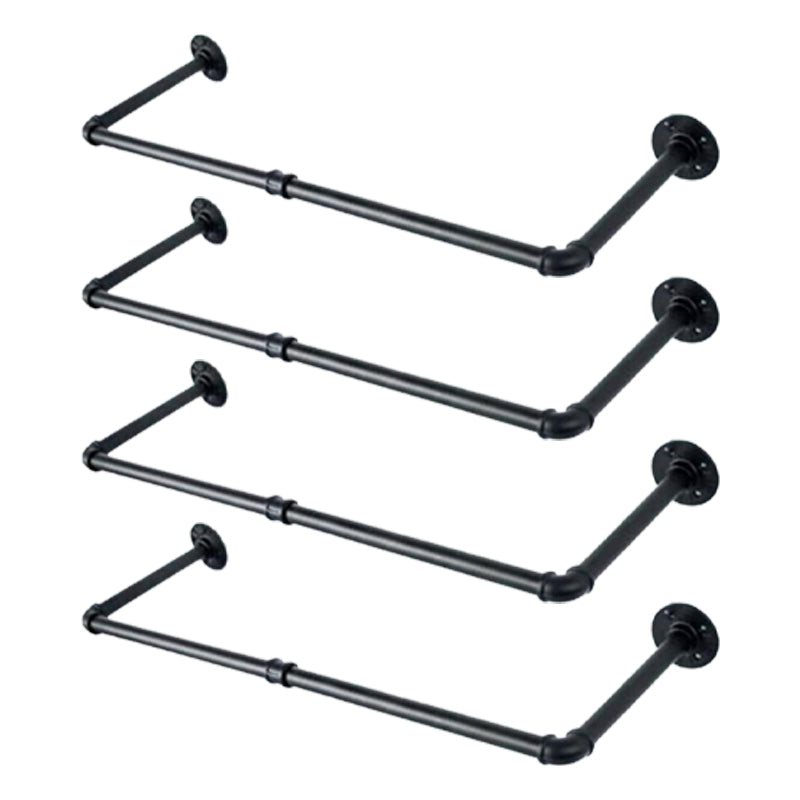 Industrial Style Coat Hanger Metal Water Pipe Wall Mounted Coat Rack