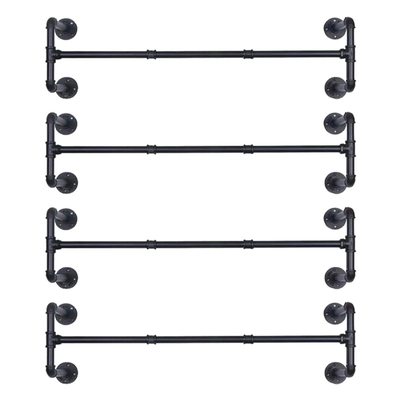 Industrial Style Coat Hanger Metal Water Pipe Wall Mounted Coat Rack