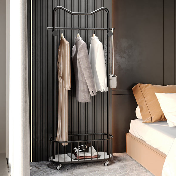 Designer Metal Coat Rack Gorgeous Plain Coat Rack Castors Coat Hanger