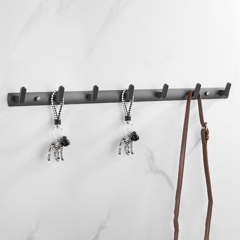 Stainless Steel Hall Stand Entryway Kit Wall-Mounted Hooks Coat Rack