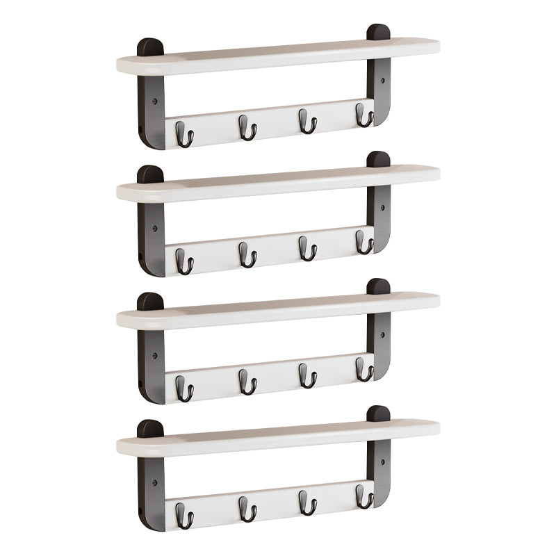 Industrial Entryway Kit Metal Wall Mounted Hooks Shelving Included Hall Stand