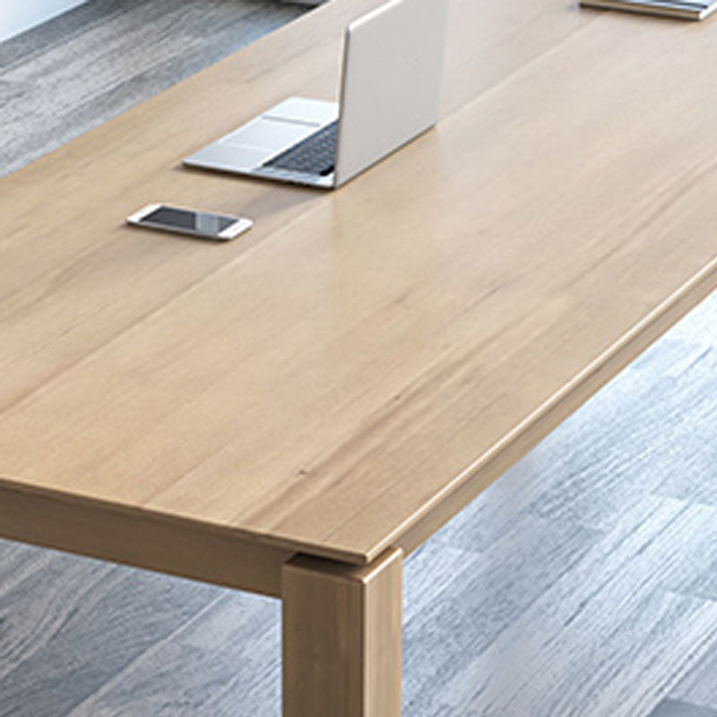 Simple Modern Office Table 30-inch Height Pine Desk for Home