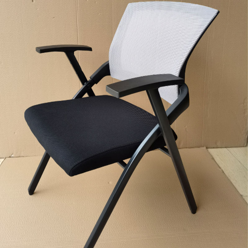 Modern Steel Conference Chair Mesh Chair with Armrest Desk Chair