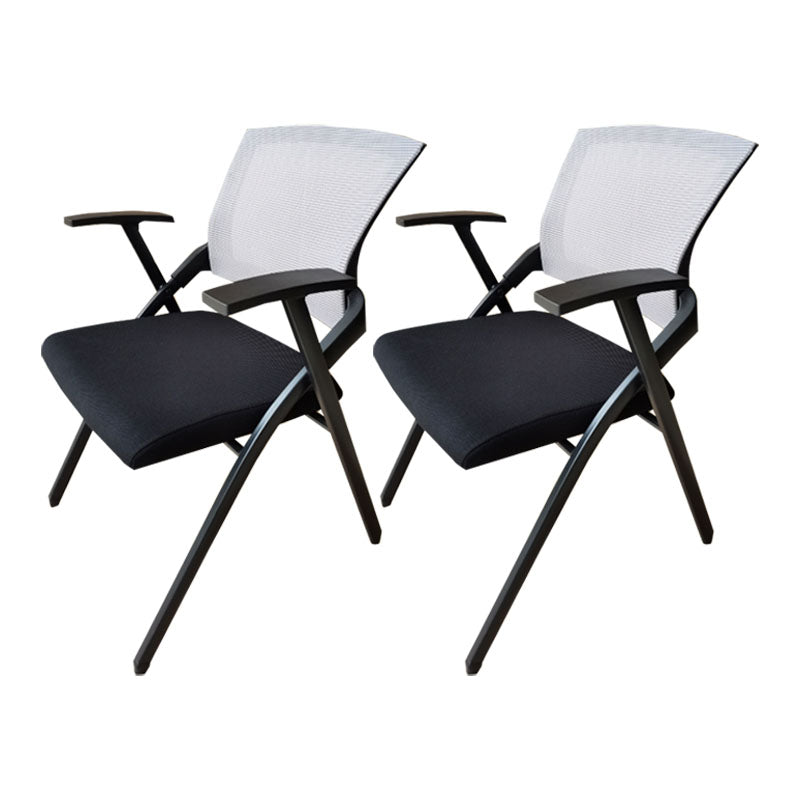 Modern Steel Conference Chair Mesh Chair with Armrest Desk Chair