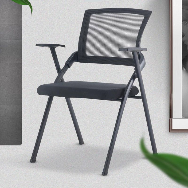 Modern Steel Conference Chair Mesh Chair with Armrest Desk Chair