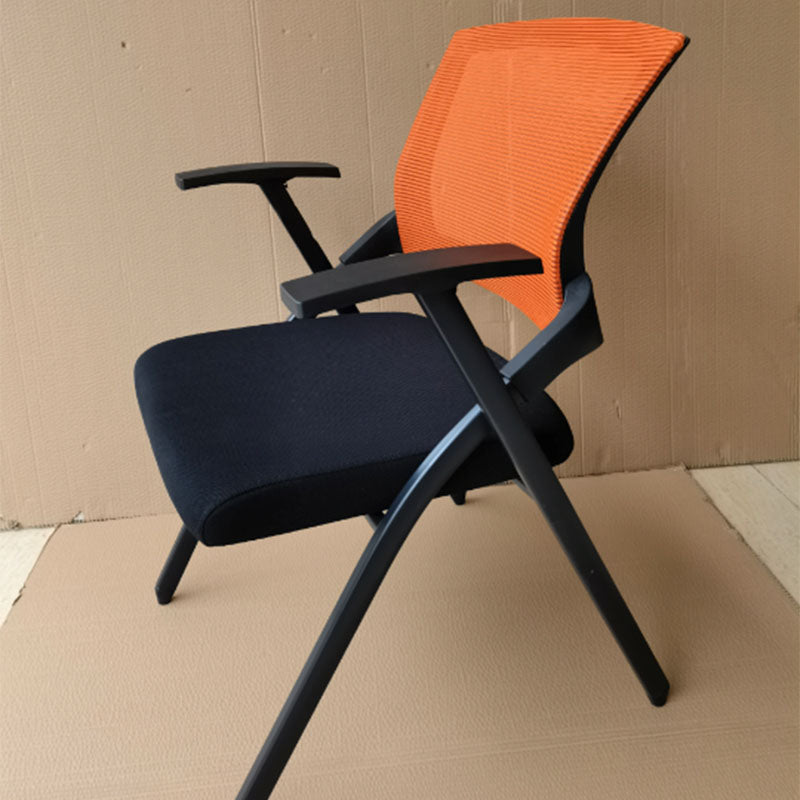 Modern Steel Conference Chair Mesh Chair with Armrest Desk Chair