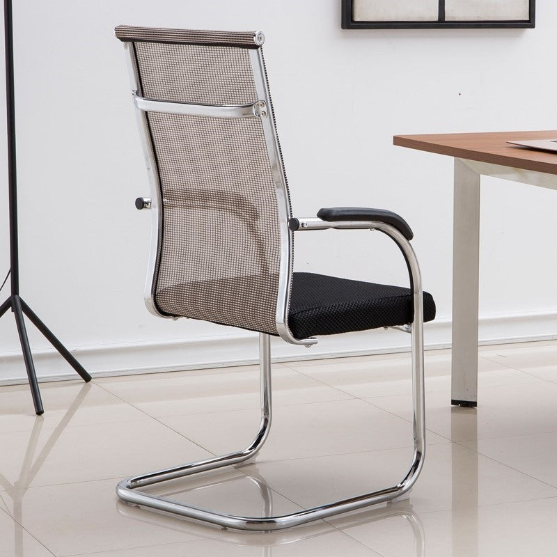 Contemporary PU Computer Chair Black Back Office Star Desk Chair