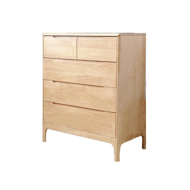 16" D Solid Wood Storage Chest Bedroom Storage Chest Dresser with Drawers