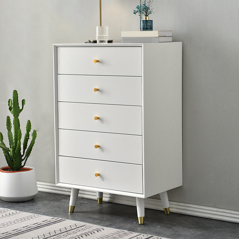 Modern Solid Wood Storage Chest Bedroom 16" D Storage Chest Dresser with Drawers