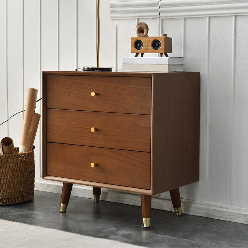 Modern Solid Wood Storage Chest Bedroom 16" D Storage Chest Dresser with Drawers