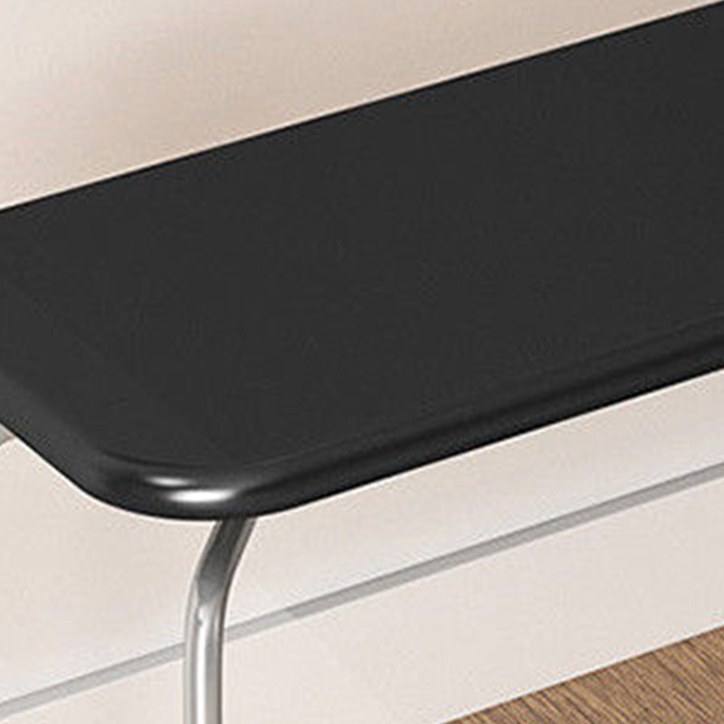 Modern Pine Bench Straight Legs Rectangle Seating Bench for Home Office