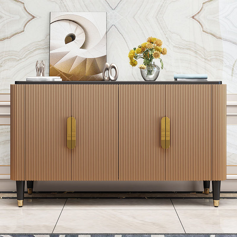 Glam Engineered Wood Credenza Simple Cabinets Dining Server for Living Room