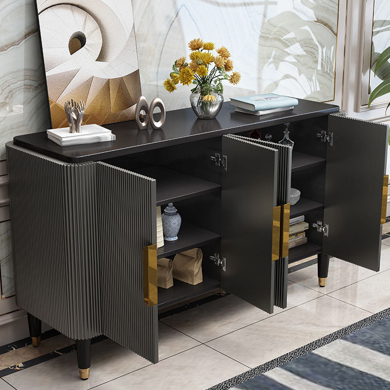 Glam Engineered Wood Credenza Simple Cabinets Dining Server for Living Room