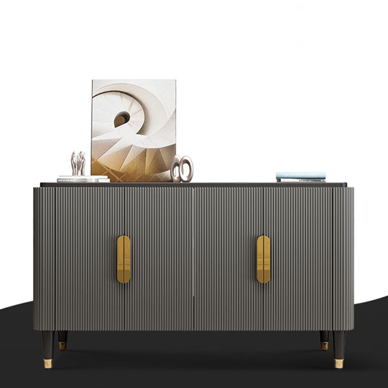 Glam Engineered Wood Credenza Simple Cabinets Dining Server for Living Room