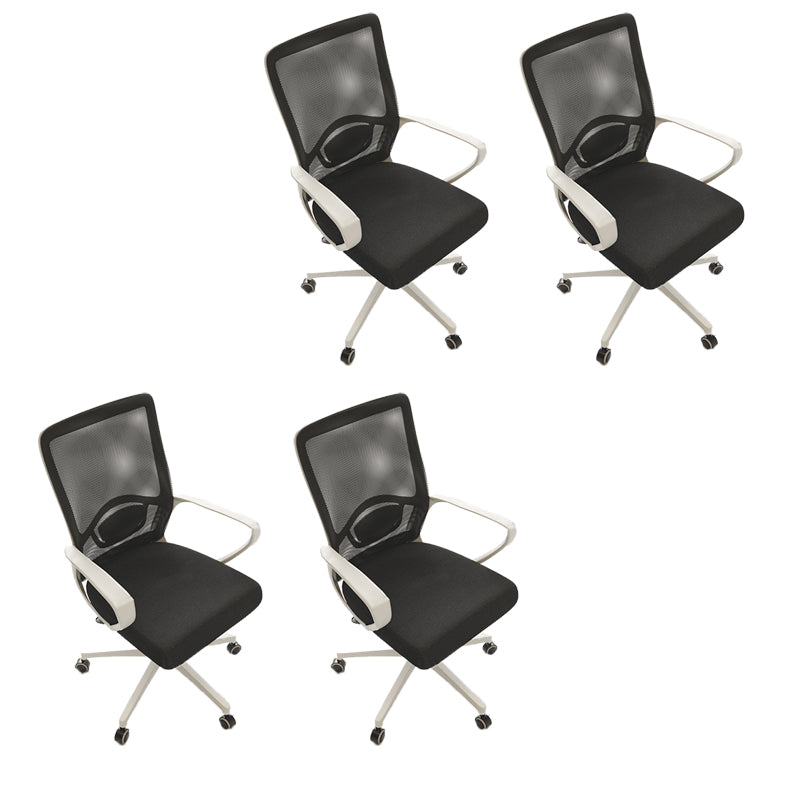 Modern Nylon Office Chair Slide Height-adjustable Desk Chair