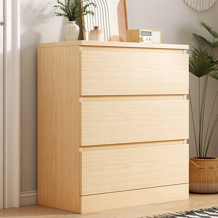 16" D Wooden Storage Chest Bedroom Vertical Storage Chest Dresser with Drawers