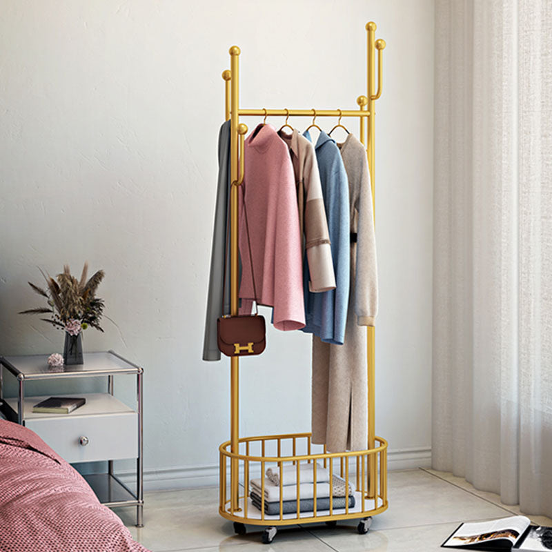 Coat Hanger Hanging Hooks Storage Shelf Free Standing Coat Rack