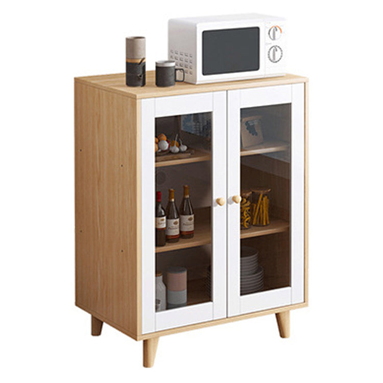 Modern Style Sideboard Buffet Engineered Wood Drawers and Cabinets Storage Sideboard