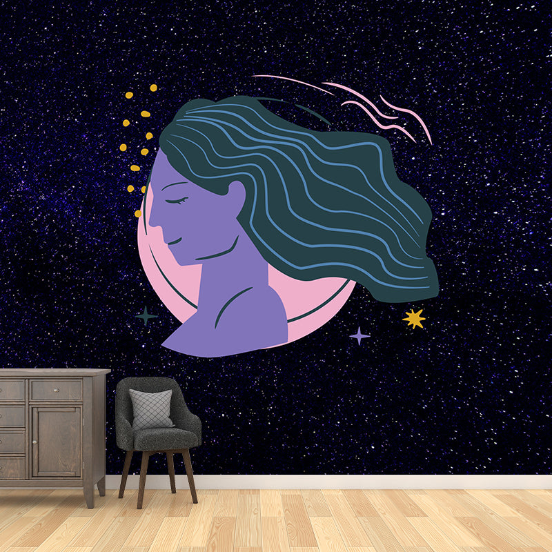 Modern Illustration Mural Wallpaper Constellation Indoor Wall Mural