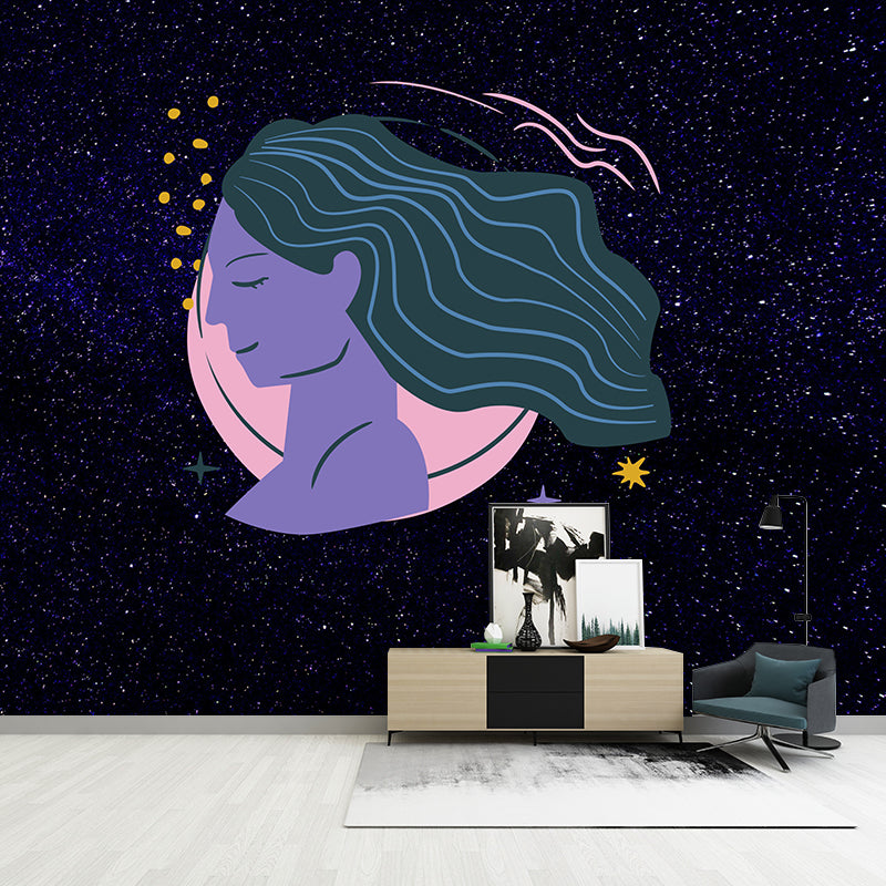 Modern Illustration Mural Wallpaper Constellation Indoor Wall Mural