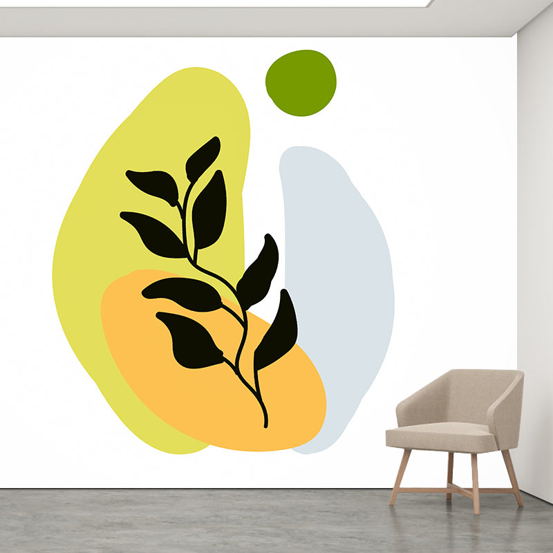 Environmental Illustration Mural Wallpaper Plants Indoor Wall Mural