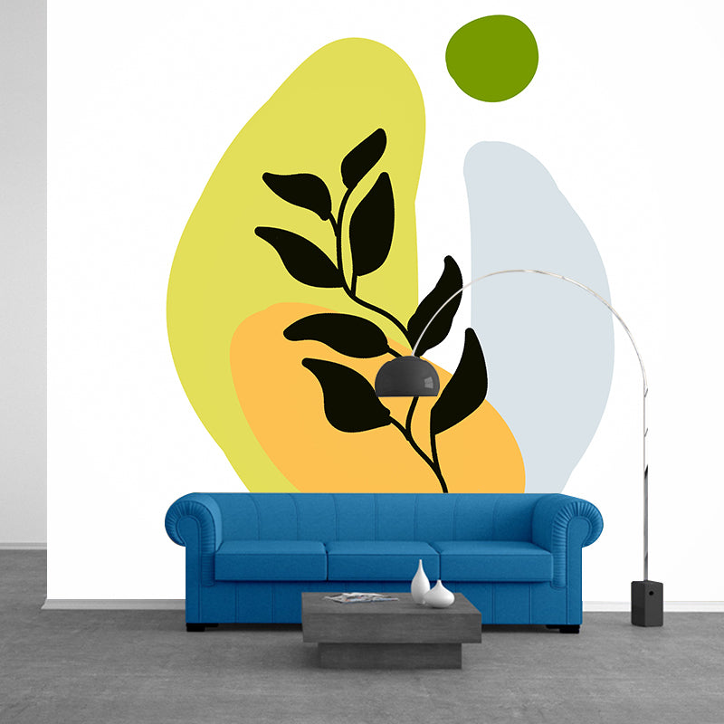 Environmental Illustration Mural Wallpaper Plants Indoor Wall Mural